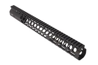 Guntec USA 15in Air Lite Honeycomb AR-15 handguard with M-LOK has a block anodized finish.